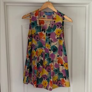 Simply Vera Vera Wang Multicolor Floral Top